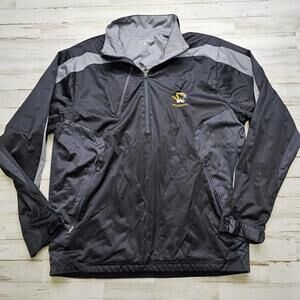 University Missouri Mizzou Tigers MU Antigua 1/4 Pullover Golf Gameday Jacket LG